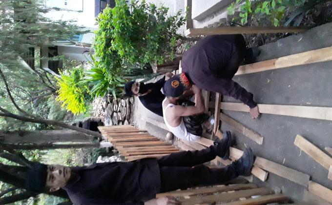 Beautifying area 