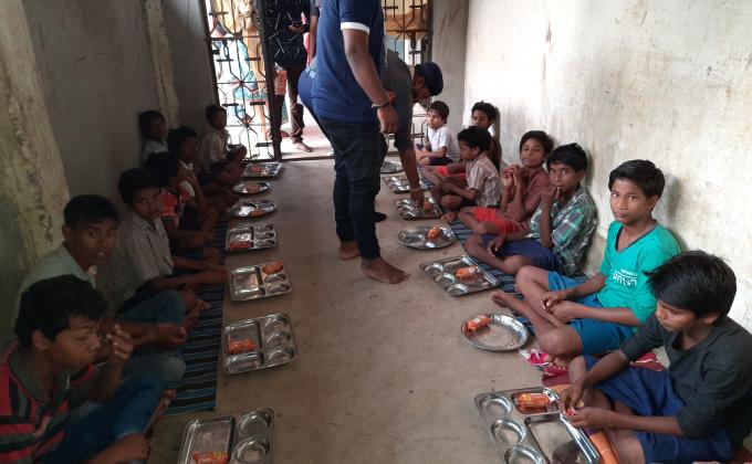 Distribution food to an Orphanage (SDG-2)