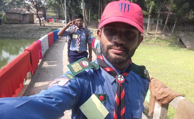 Hicking of Rangpur Divisional Rover Met Course 2019