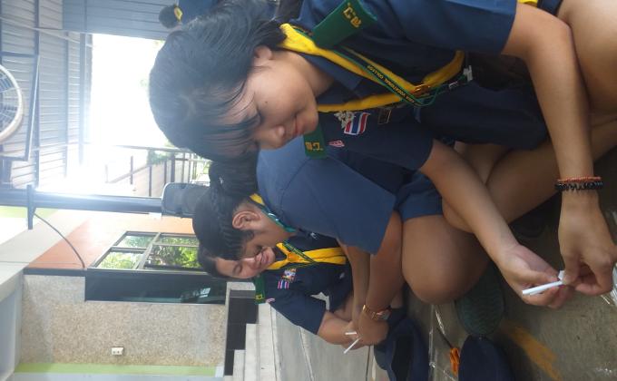 กิจกรรมทำพวงมาลา