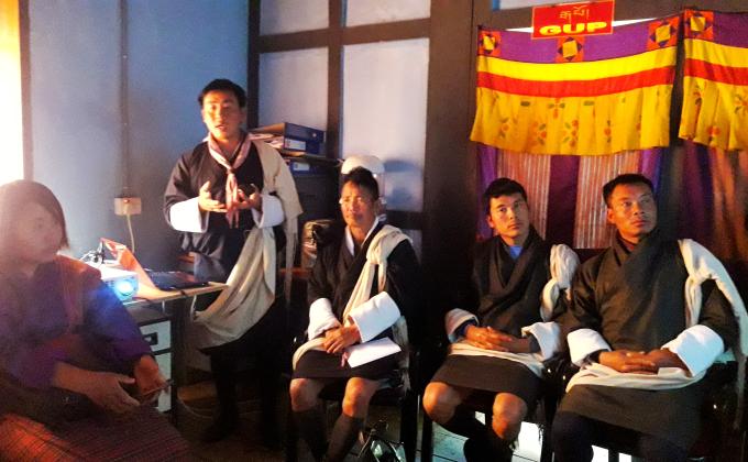 sensitization on Community Based Scouting programme 