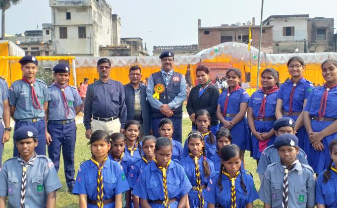 Service in District Games Railly