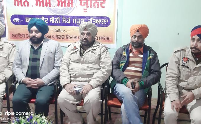 anti drugs,traffic education and moral education seminar by sri muktsar sahib police department punjab india 