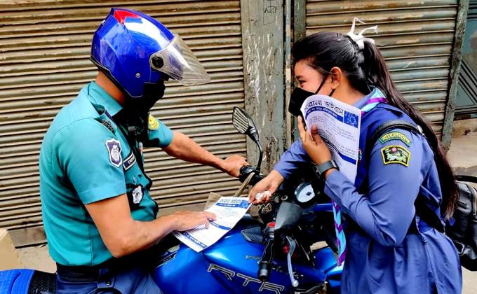 করোনা ভাইরাসের সংক্রমণ নিয়ন্ত্রণের জন্য কাজ করছে স্কাউটরা..!