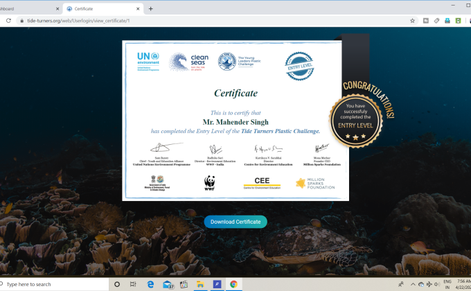 Plastic Tide Turner challenge sankalp