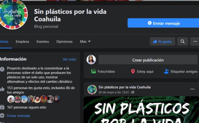 Sin Plásticos Por La Vida Coahuila