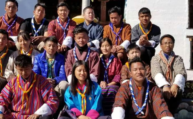 Retreat program at Punakha 