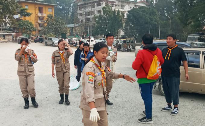 Scout volunteers