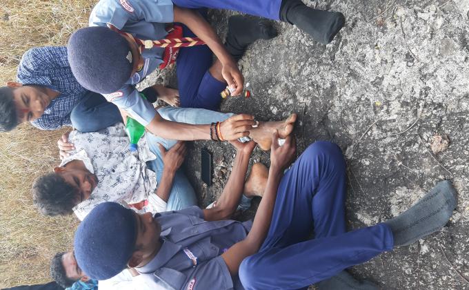 Social Service Camp at Jhamu Yatra Biswanathpur 