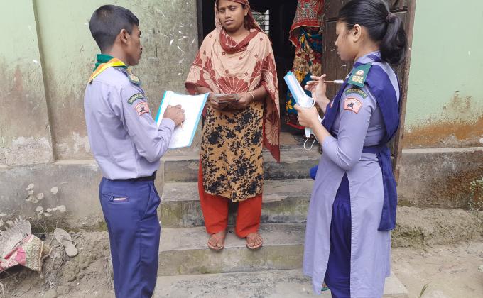 Mother and child health awareness activities

