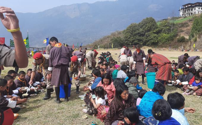 Celebration of His Majesty the Fifth Druk Gyelpo's 40th Bitth Anniversary and National Scout Day.
