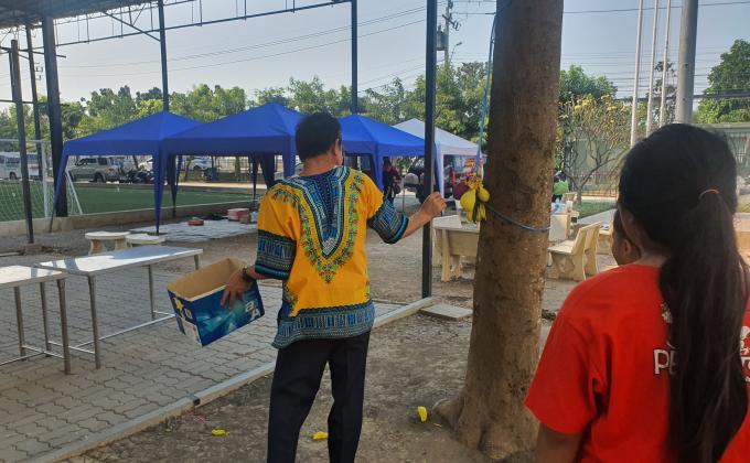 กิจกรรมอาสา งานอาคารสถานที่