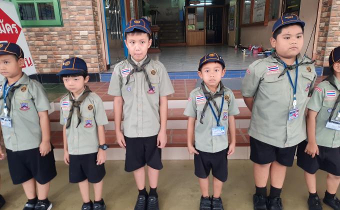 ฝึกการจัดระเบียบแถว