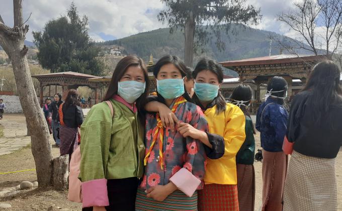 Community service at Paro Town 
