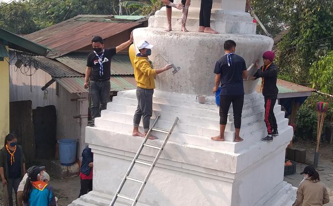 Piece of thanks towards the society.