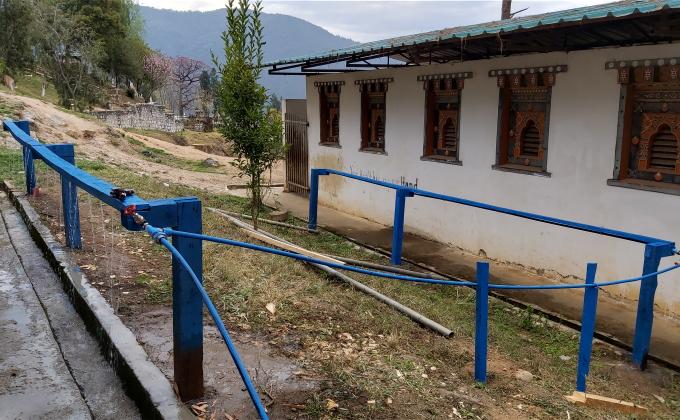 COVID19 Safety: Improvisation of Handwashing Booth at School
