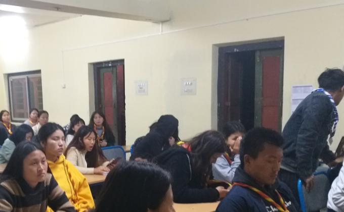 Gathering Before Lock-down  