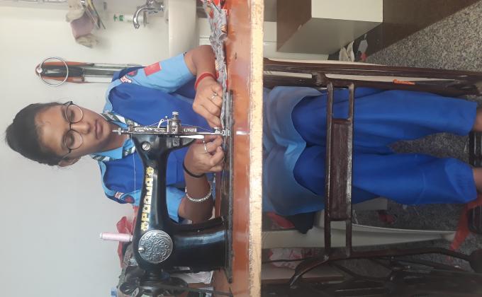 SANKALP making mask for need people 