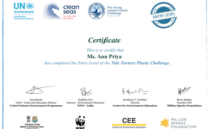 Sankalp⚜
B).Environment &Sustainability..
Challenge - 2..#PlasticTideTurnersChallenge 