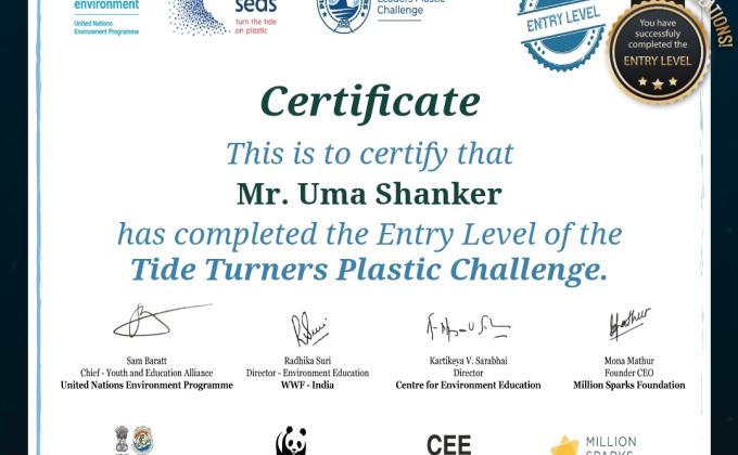 	B] Environment & Sustainability, Challenge 2 - # Plastic tide Turners challenge
