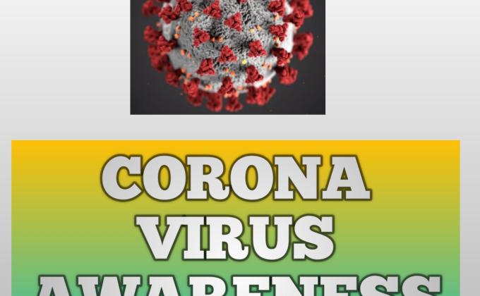 CORONA VIRUS AWARENESS DRAWINGS.