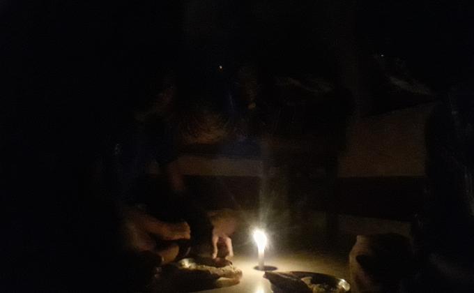 Sankalp project [C] Earth Hour Challenge-4#dinner in the dark BSG Udupi Karnataka state inda 