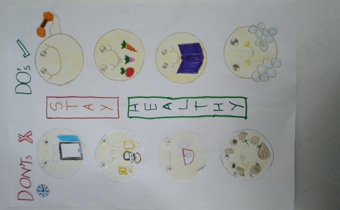 Poster for health and wellbeing 