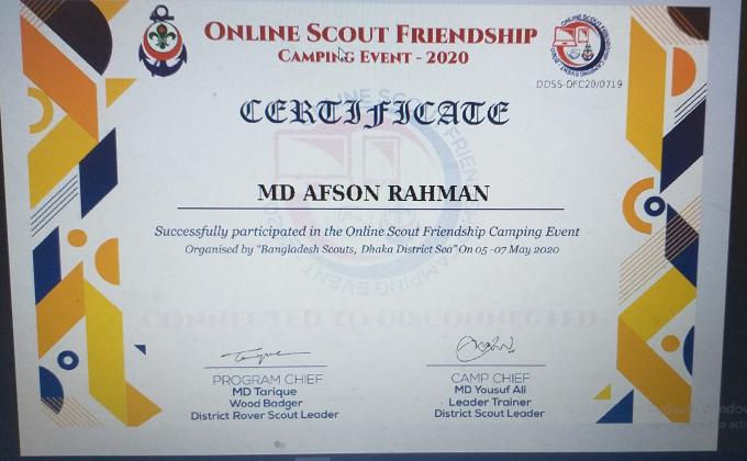Online Scout Friendship 
