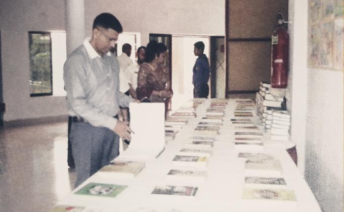 বঙ্গবন্ধুর জন্মদিন ও জাতীয় শিশু দিবস উপলক্ষ্যে আয়োজিত বই প্রদর্শনী 