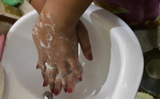 PROJECT -"SANKALP"#GROUP#(A)CHELLENG{3}#HANDWASH#BS&G.D.H.Q.PALI#RAJASTHAN INDIA