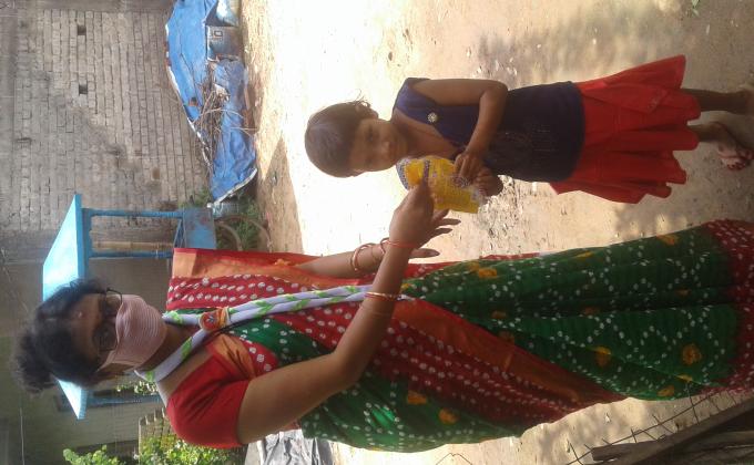 Distribution of hand wash