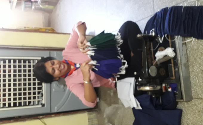 mask making by unit leader suman charan