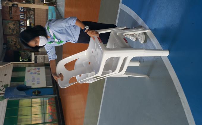 จิตอาสาจัดเก็บสถานที่