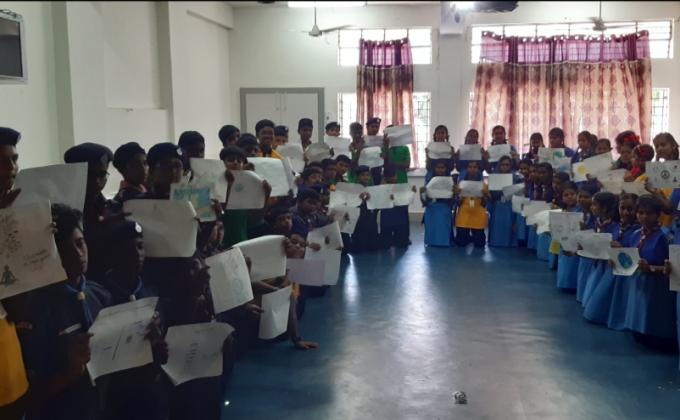 POSTER MAKING ON PEACE PROMOTION 