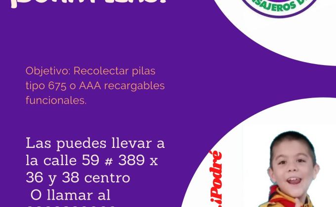 Ponle sonido a sus vidas...¡Dona pilas!