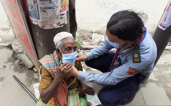 মাস্ক বিতরণ কর্মসূচি ২০২০