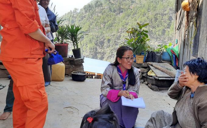 Meeting with Elderly People in community is peace