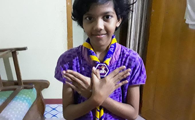 International Peace Day Celebration By Cub Scout Ramisha Armin Pritee