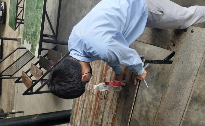 เก็บขยะ