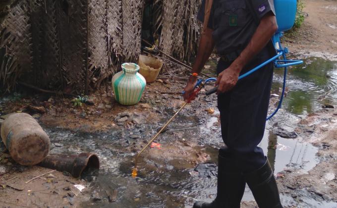 Covid 19 BSGWarrior Sanitizer Spraying Service nearly 1000 Houses Nearly 100 days in Chidambaram, Cuddalore District, Tamilnadu.