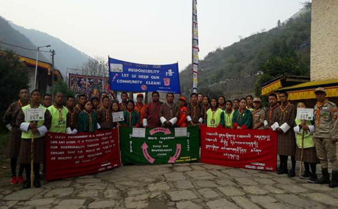 Creating awarness on waste management