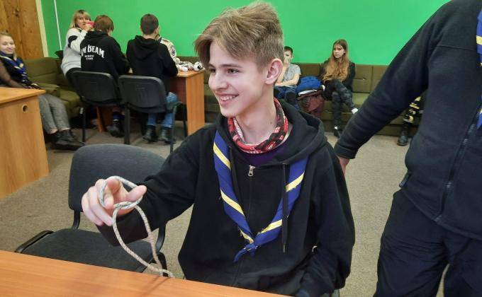 Турнир по узлам у "Скаутов Днепра"