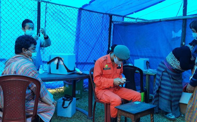 Volunteering for the first dose COVID 19 vaccination duty