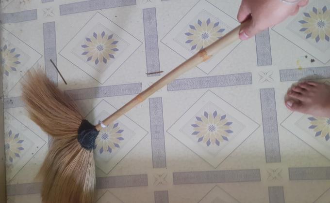 กวาดบ้าน