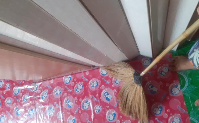 กวาดพื้น