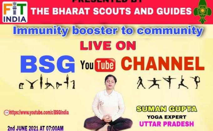 Yoga with BSG immunity Booster community Episode-124