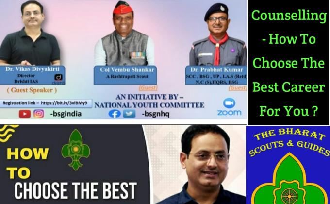 VIRTUAL WEBINAR ON CAREER COUNSELLING - HOW TO CHOOSE THE BEST CAREER FOR YOU ?