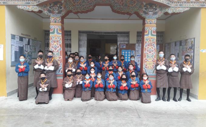 Zilnoen Namgyeling scouts on action