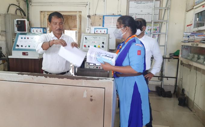 Mask distribution and covid awareness 