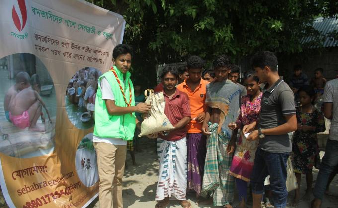 Sebabratee aid for Flood affected People